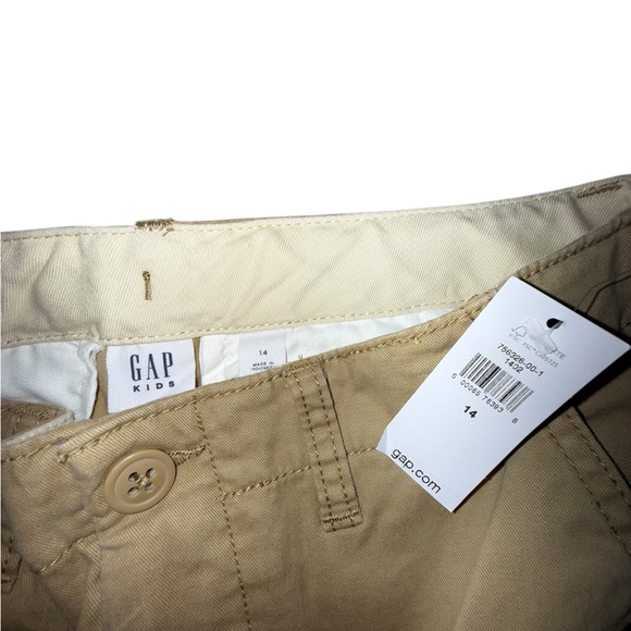 NWT GAP Kids Beige Khaki Pants Size 14 - Picture 6 of 7